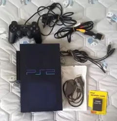 PS2 SCPH-50000MB/NH(ミッドナイトブルー)＋ソフト/周辺機器等