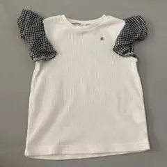 アプレレクール　フリルワッフルTシャツ