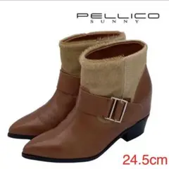 PELLICO SUNNY ペリーコ サニー ハラコ コンビブーツ 24.5