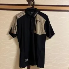 値下げ⭐︎OAKLEY CA#35460 ポロシャツ 黒/ベージュ