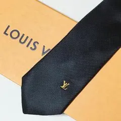 美品 ルイヴィトン Louis Vuitton ネクタイ シルク100%