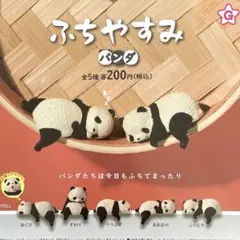 ふちやすみパンダ 全5種コンプリート