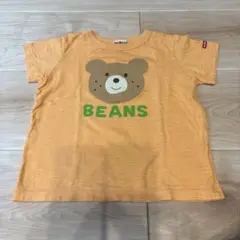 【ミキハウス】オレンジ クマ Tシャツ 110cm