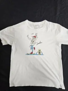 【✨希少　難あり✨】LEFT ALONE 完売モデル　Tシャツ　刺繍　M