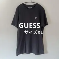 ゲス　GUESS 半袖Tシャツ　クルーネック　スリムフィット　ブラック　XL