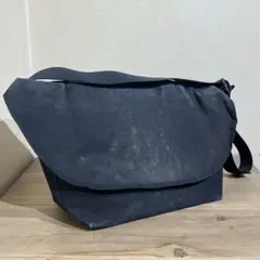 値下　shtak bluelug ブラウン メッセンジャーバッグ イエロー内側 BLUE LUG* the messenger bag half (purple/reflector) - BLUE