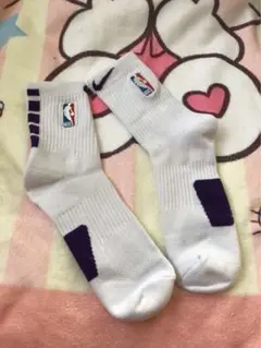 新品　NBA ロゴ付き ホワイトソックス 25-28cm
