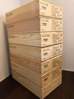 【OPUS ONE】ワイン木箱（空箱）6本用　※価格は1箱分