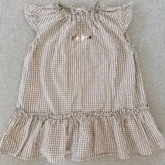 美品☆ファミリア　リアちゃん刺繍　チュニックワンピース　110