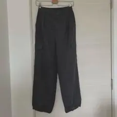 グローバルワーク　リネンライクカーゴパンツ　M