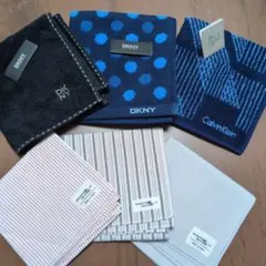 【よりどり2枚】DKNYとCalvin Klein 鎌倉シャツハンカチ