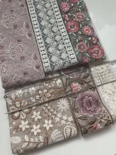 インド刺繍リボン　50cm セット　⑤