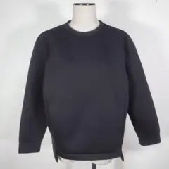 DARLIN' レディース スウェット レーヨン 黒 無地 シンプル 普段使いS