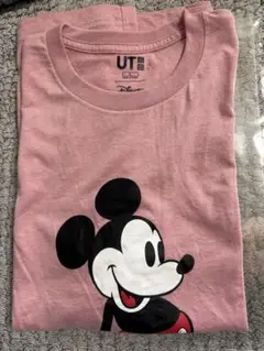 ユニクロ UT ディズニー ミッキーマウス Tシャツ L ピンク 新品未使用