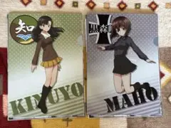 ガールズ&パンツァー　劇場版　クリアファイルコレクション　西住まほ　西絹代セット