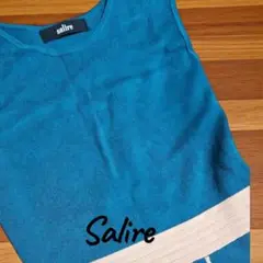 『美品』Salire 青いタンクトップワンピース