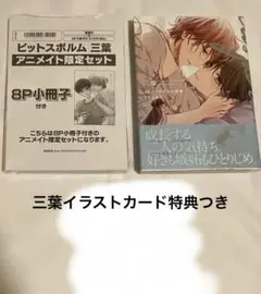BL　ピットスポルム　三葉　四葉　三上志乃　アニメイト　特典　小冊子　カード
