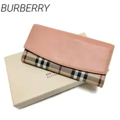 【美品】バーバリー BURBERRY 長財布