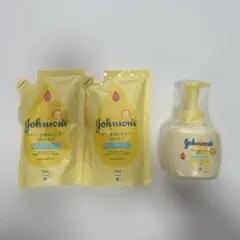 【新品未使用】ジョンソン ベビー全身シャンプー 本品+詰替2パック