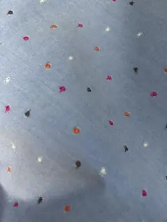 水色刺繍生地