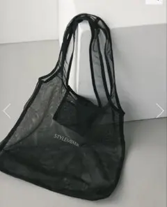 STYLEMIXER メッシュトートバッグ ブラック