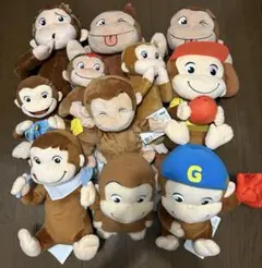 おさるのジョージ ぬいぐるみセット