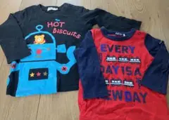 HOT Biscuits & Black Bear Tシャツ 2枚セット