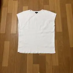 PLST コットンブレンドフレンチスリープTシャツ