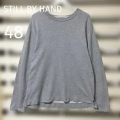 STILL BY HAND スティルバイハンド グレー スウェットカットソー48