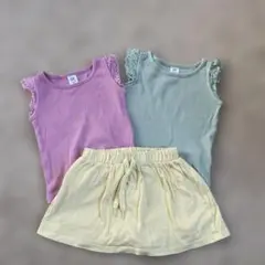 gap タンクトップ2枚とスカートセット　90センチ