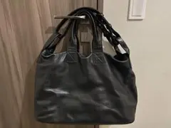 【美品】コーネリアンタウラス 黒レザーバッグ