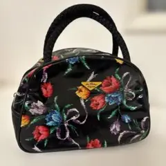花柄ハンドバッグ