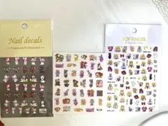 最新作キャラクター・ネイルシール3シートセット