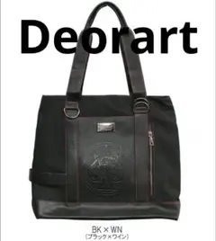 Deorart エンブレムトートバッグ ブラック 肩掛け 大容量 Deorart》Spadeエンブレム トートバッグ [ スペード・ゴシック