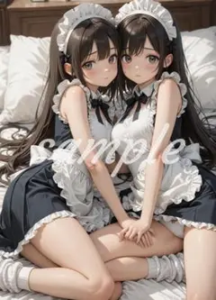 p-25[4K 高画質] A4 ポスター 美少女 美女 かわいい イラスト お尻