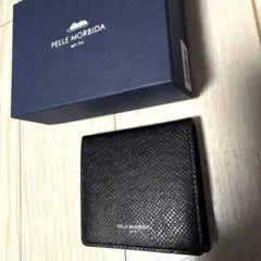 PELLE MORBIDA ペッレ モルビダ コインケース レザー ブラック黒