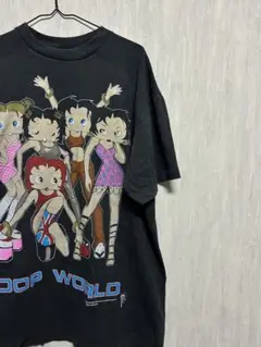 1998年製 ブラック Tシャツ HOOP WORLD ベティちゃん