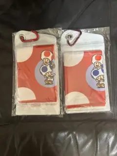 サーティーワン スーパーマリオ キノピオ カラビナ付きクールタオル2セット