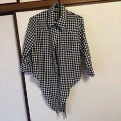 CHU XXX チェック柄 ロングシャツ Lサイズ