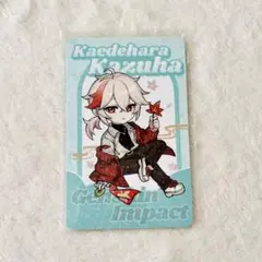 原神 韓国 トレカ カード 特典 popup 稲妻 ピクニック 楓原万葉