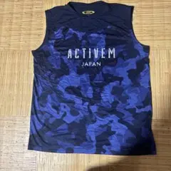 ACTIVEM ネイビー迷彩 アンダーシャツ Lサイズ