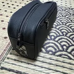 指紋認証FIPILOCK付き　黒クラッチバッグ