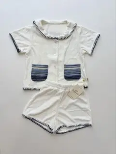 Bamboo Terry Marine Set_Sea Blue M