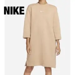 【新品未使用】NIKE 　ナイキ　スウェットワンピ　フリース　オーバーサイズ