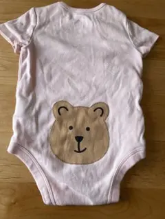 BABY GAP ロンパース 60 ボディスーツ ケツクマ/ブラナンベア前開き