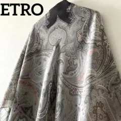 良品✨ エトロ ペイズリー柄 総柄 大判 ストール スカーフ シフォン ショール