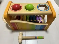 Hape パウンドアンドタップベンチ 知育玩具 ハンマートイ　鉄琴　木製音楽玩具