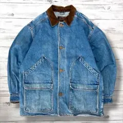 Eddie Bauer エディーバウアー ジャケット デニム 青 L 1151