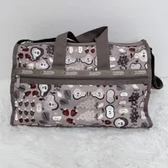 【美品】LeSportsac レスポートサック ベージュ 大容量 ナイロン 軽量