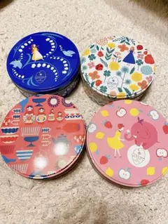 お菓子の缶4セット